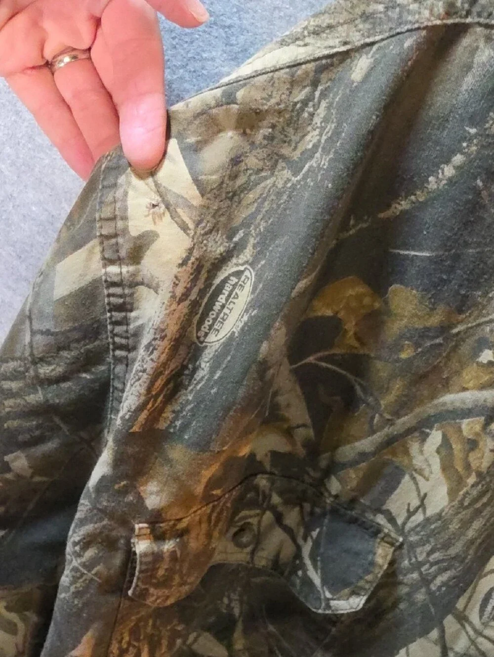 Vintage Woolrich Camo Button-down Shirt